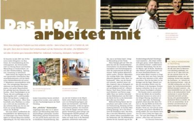 Magazin der NürnbergMesse: Das Holz arbeitet mit