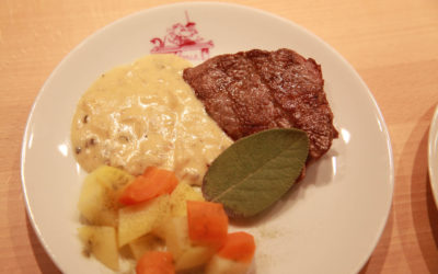 Gewerbeschau Hersbruck 2013: Das Rezept für das Hutangersteak mit grüner Pfeffersoße