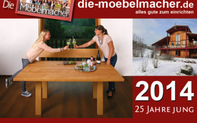 Newsletter Nr. 97: Kalender 2014, tolle Köchinnen, Möbel und Sofas