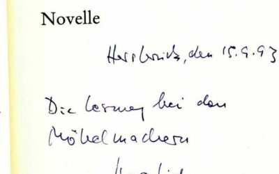 Uwe Timm liest im Literaturarchiv Sulzbach Rosenberg aus dem neuen Roman „Vogelweide“